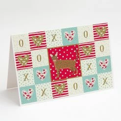 Deals 👍 Caroline's Treasures Valentine's Day, Ocicat Cat Love Greeting Cards and Envelopes Pack of 8, 7 x 5, Cats 😉