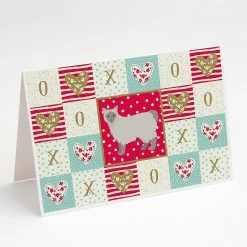 Discount 😀 Caroline's Treasures Valentine's Day, Owyhee Bob #1 Cat Love Greeting Cards and Envelopes Pack of 8, 7 x 5, Cats ⌛