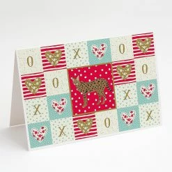 Wholesale ⭐ Caroline's Treasures Valentine's Day, Savannah #3 Cat Love Greeting Cards and Envelopes Pack of 8, 7 x 5, Cats 🔔