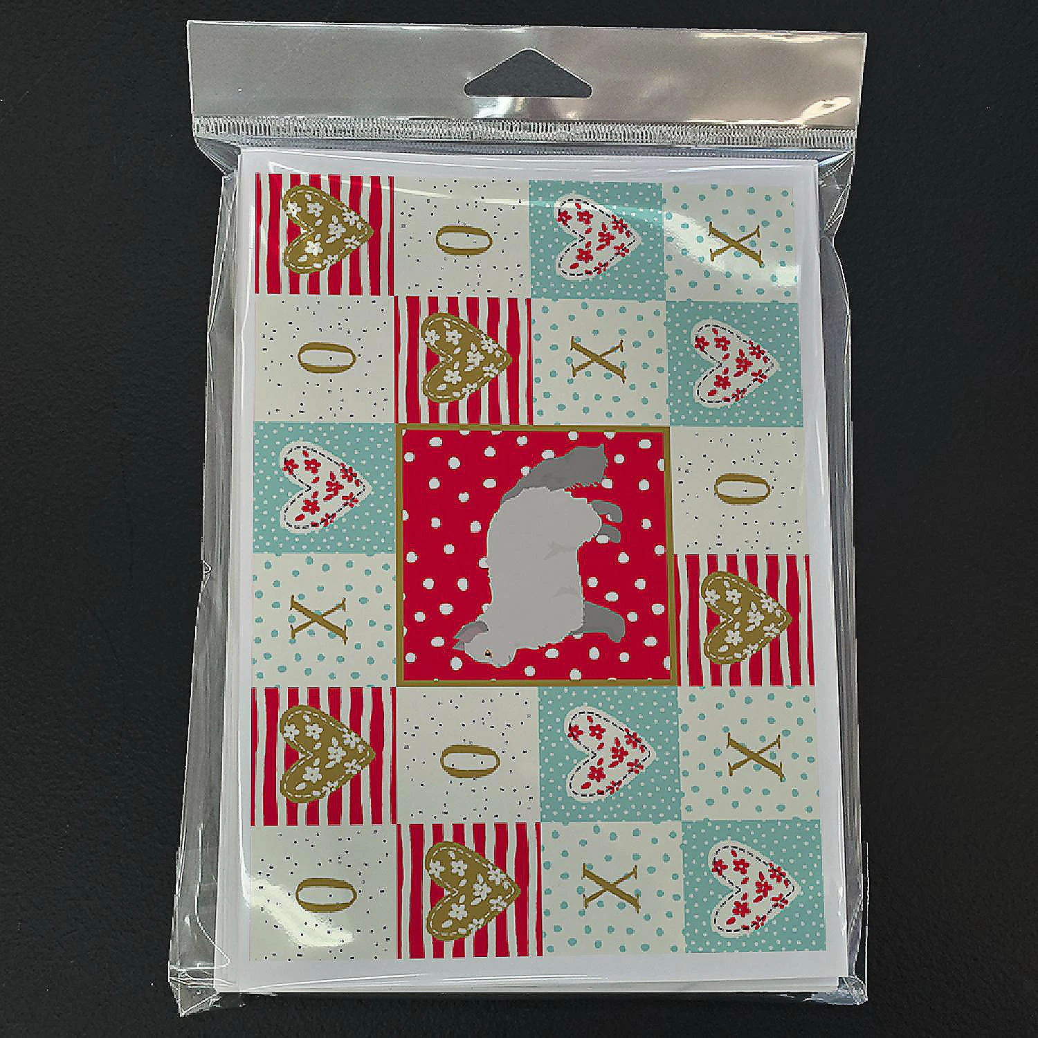 Flash Sale ๐ Caroline's Treasures Valentine's Day, Selkirk Rex #2 Cat Love Greeting Cards and Envelopes Pack of 8, 7 x 5, Cats ๐ - Image 3