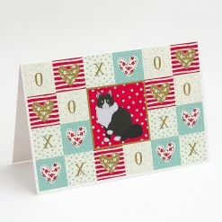 Cheapest 🔔 Caroline's Treasures Valentine's Day, Siberian Forest Cat Love Greeting Cards and Envelopes Pack of 8, 7 x 5, Cats 😉