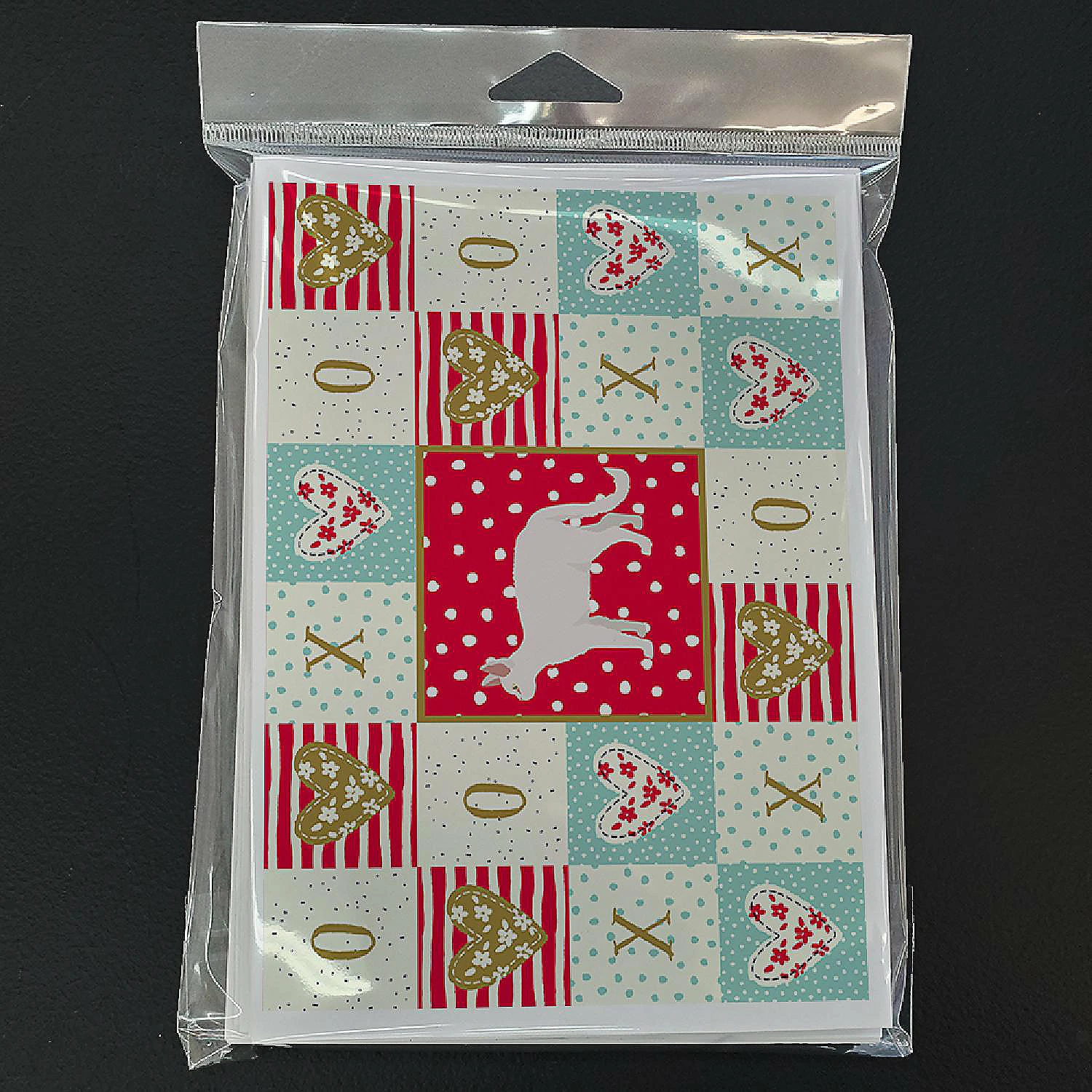 Best Sale 😍 Caroline's Treasures Valentine's Day, White Devon Rex Cat Love Greeting Cards and Envelopes Pack of 8, 7 x 5, Cats ⭐ - Image 3