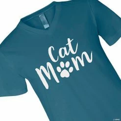 Best Pirce 🎁 Cat Mom Adult’s T-Shirt 🛒