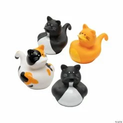 Buy 🔔 Cat Rubber Ducks - 12 Pc. 😍