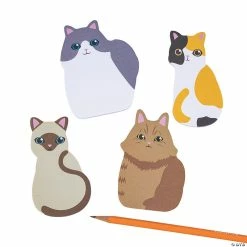 Wholesale 🧨 Cat Sticky Notes - 12 Pc. 🎁