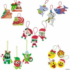 Hot Sale ✔️ Cheery 🎁 Christmas Ornament Craft Kit Assortment - Makes 60 🧨