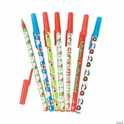 Best reviews of 🧨 Christmas Characters Stick Pen Assortment - 24 Pc. ✨