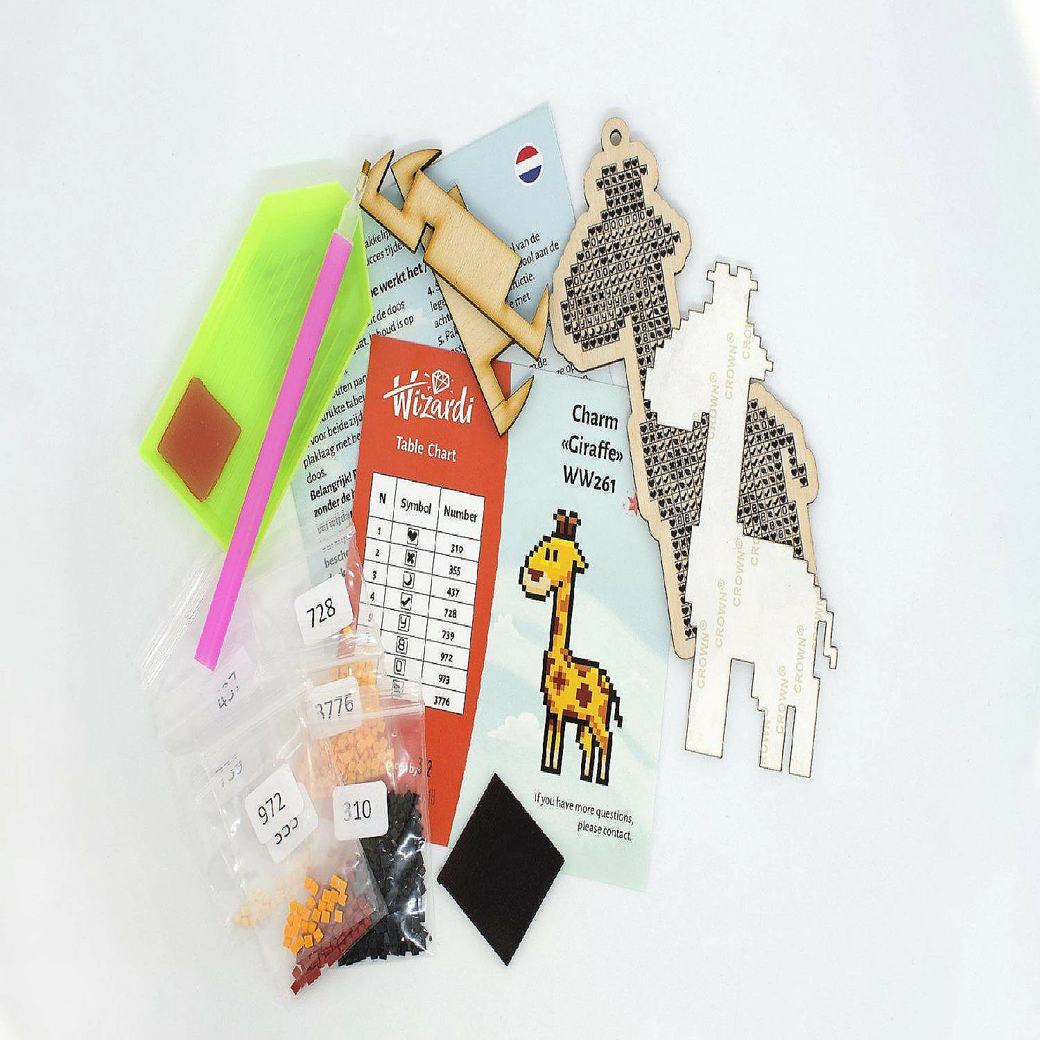 Discount ๐ฏ Crafting Spark (Wizardi) - ๐ Birthday Cat WWP362 Diamond Painting on Plywood Kit ๐งจ - Image 2