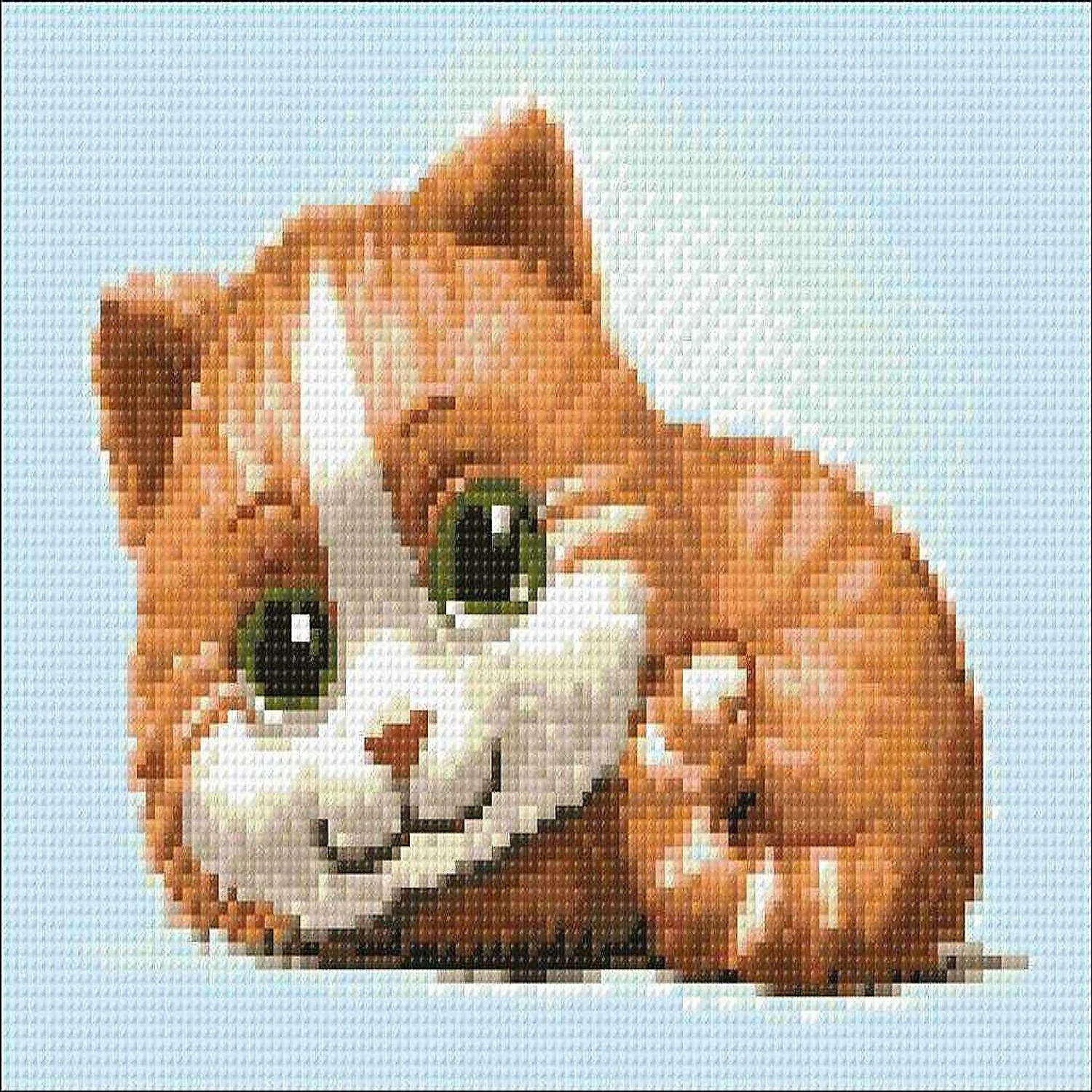 Top 10 ⌛ Crafting Spark (Wizardi) - Ginger Cat WD194 11.8 x 7.9 inches Wizardi Diamond Painting Kit 🎉