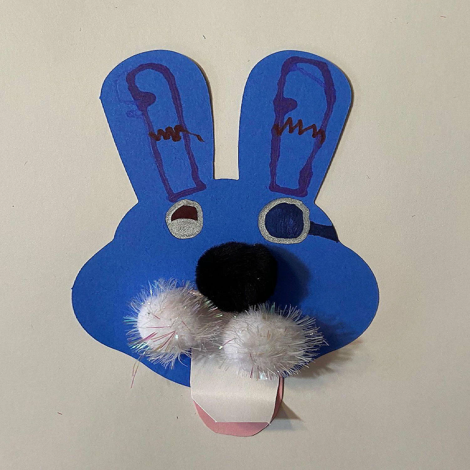 Flash Sale ❤️ Creative Shapes Etc. - Bunny With Ears Assorted Color Creative Cut-outs- 5.5” ⌛ - Image 3
