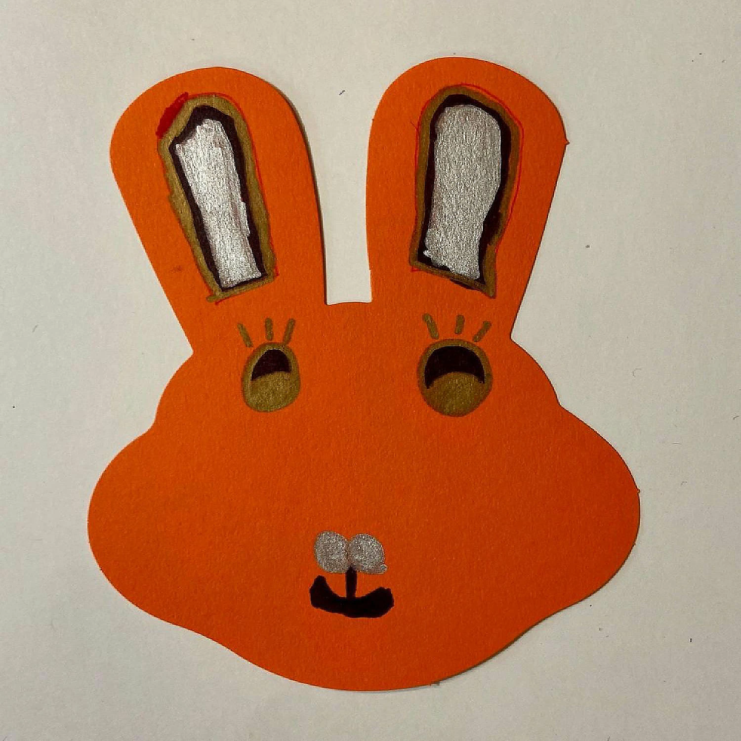 Flash Sale ❤️ Creative Shapes Etc. - Bunny With Ears Assorted Color Creative Cut-outs- 5.5” ⌛ - Image 4
