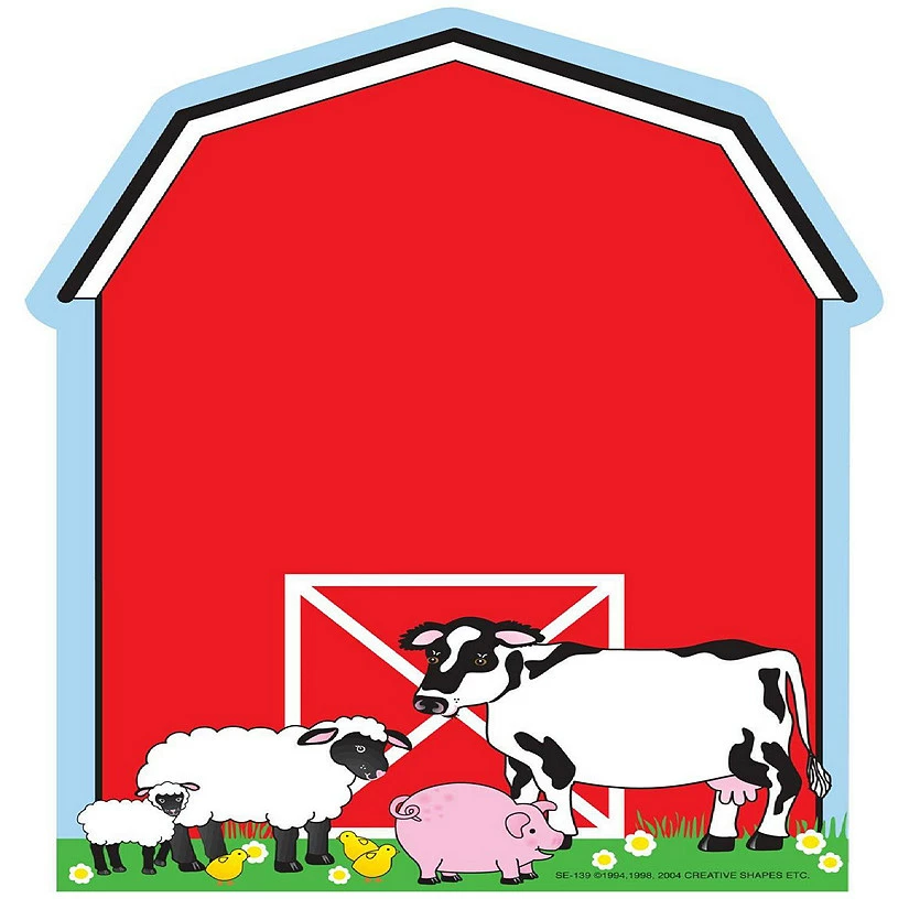 Flash Sale 😉 Creative Shapes Etc. - Large Notepad - Barn 👏