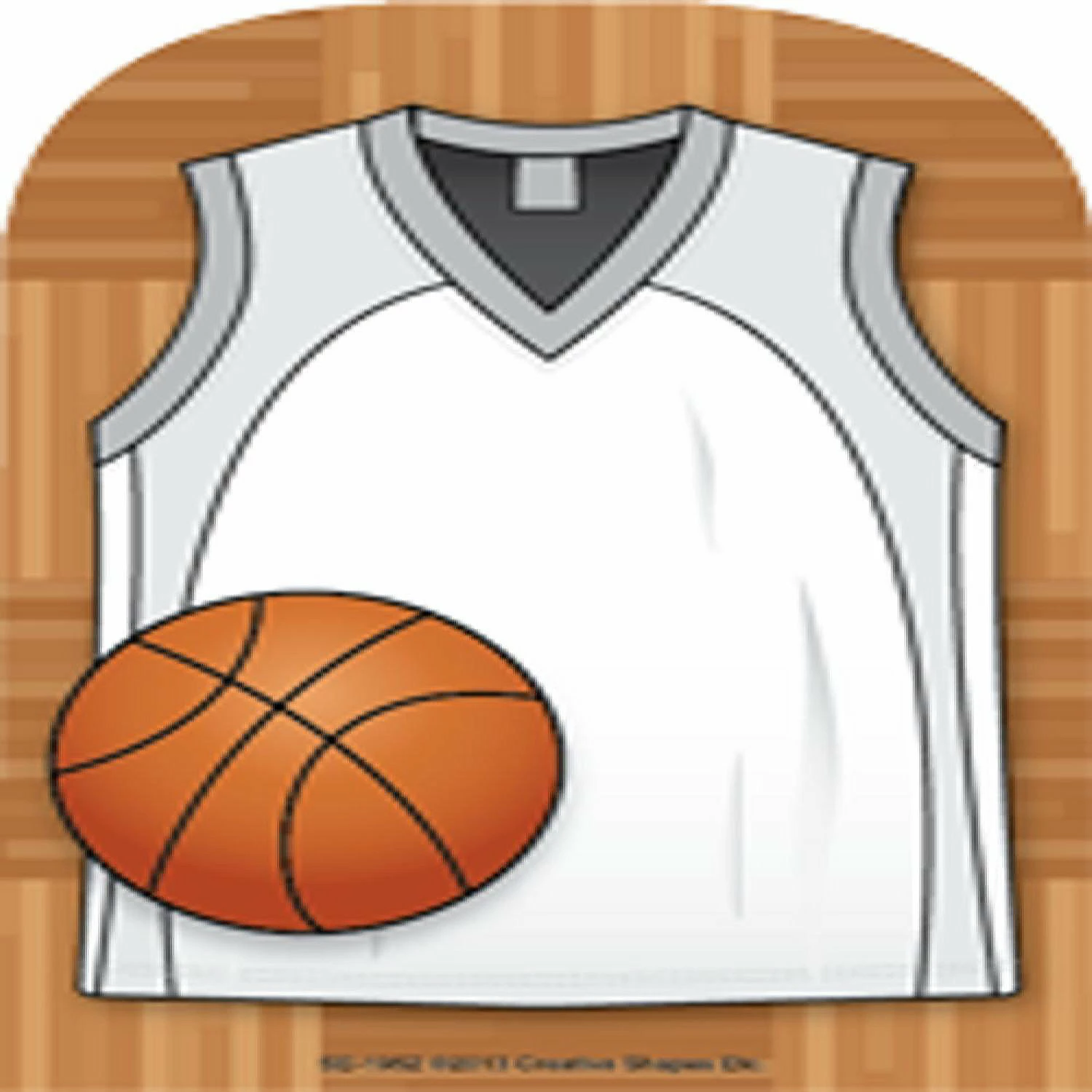 Hot Sale ๐ฏ Creative Shapes Etc. - Large Notepad - ๐ Basketball Jersey ๐