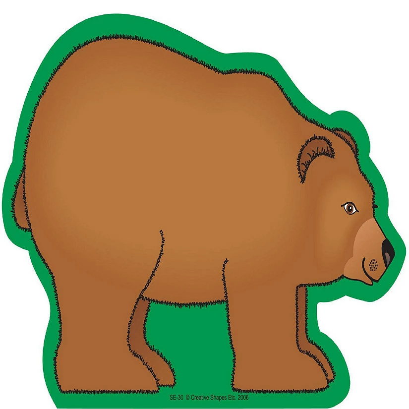 Budget ๐ Creative Shapes Etc. - Large Notepad - Bear/wild ๐