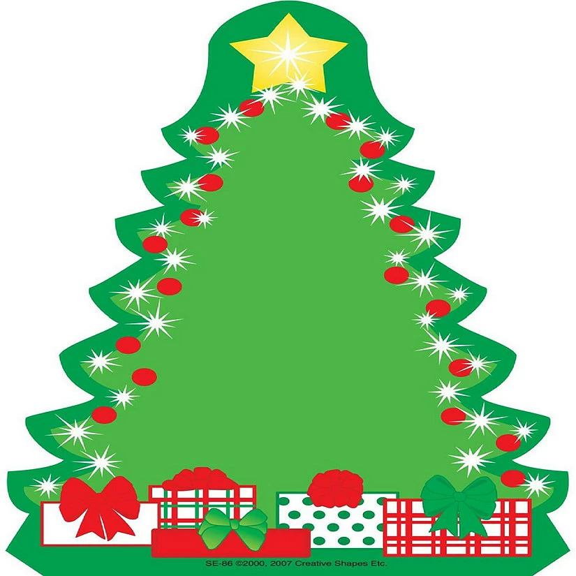 Discount ✨ Creative Shapes Etc. - Large Notepad - Decorated Tree 😍