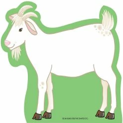 Budget 🎁 Creative Shapes Etc. - Large Notepad - Goat 🌟