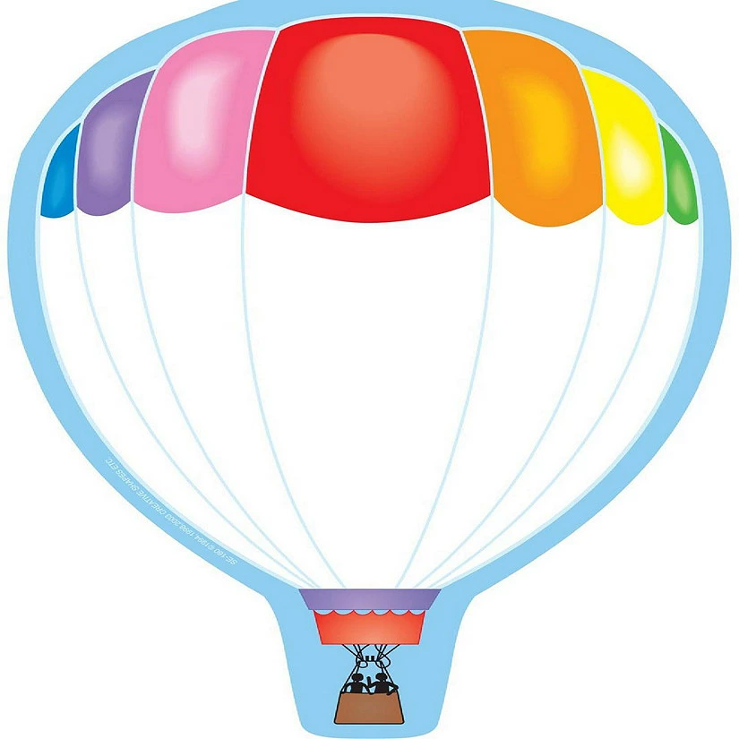 New 🥰 Creative Shapes Etc. - Large Notepad - Hot Air Balloon 🎉