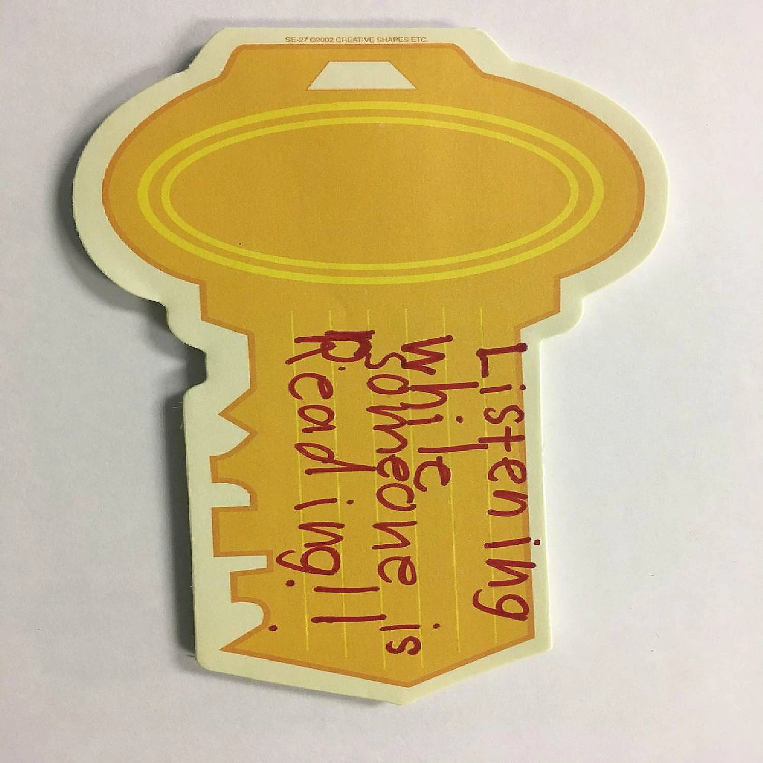 Hot Sale ๐ Creative Shapes Etc. - Large Notepad - Key ๐ - Image 3