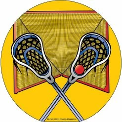 Budget 😉 Creative Shapes Etc. - Large Notepad - Lacrosse Stick 🎉