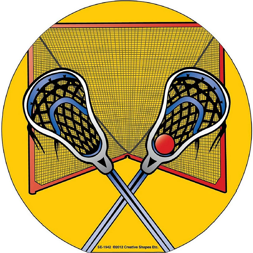 Budget 😉 Creative Shapes Etc. - Large Notepad - Lacrosse Stick 🎉