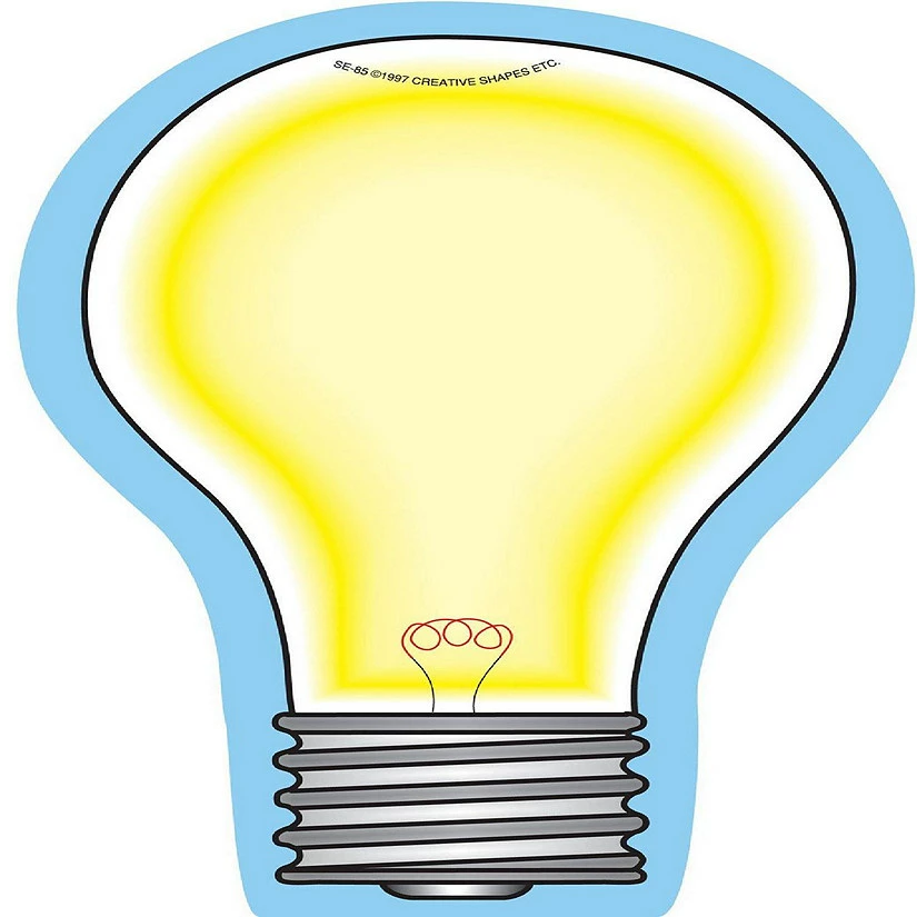 Best reviews of ⌛ Creative Shapes Etc. - Large Notepad - Light Bulb 🤩