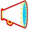 Best Sale 🔔 Creative Shapes Etc. - Large Notepad - Megaphone 🧨