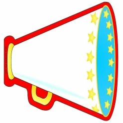 Best Sale 🔔 Creative Shapes Etc. - Large Notepad - Megaphone 🧨