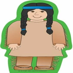 Best deal 👏 Creative Shapes Etc. - Large Notepad - Native American Boy ⌛