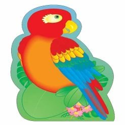 Promo 🔥 Creative Shapes Etc. - Large Notepad - Parrot 👍
