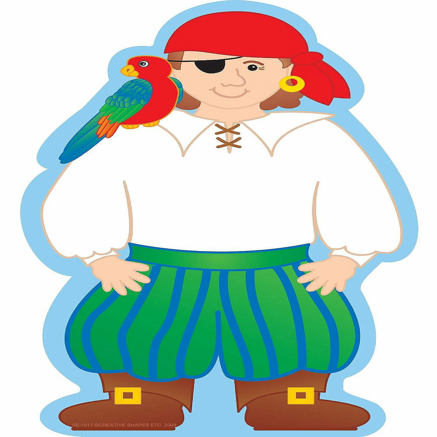 Best deal 😀 Creative Shapes Etc. - Large Notepad - Pirate/boy 👏