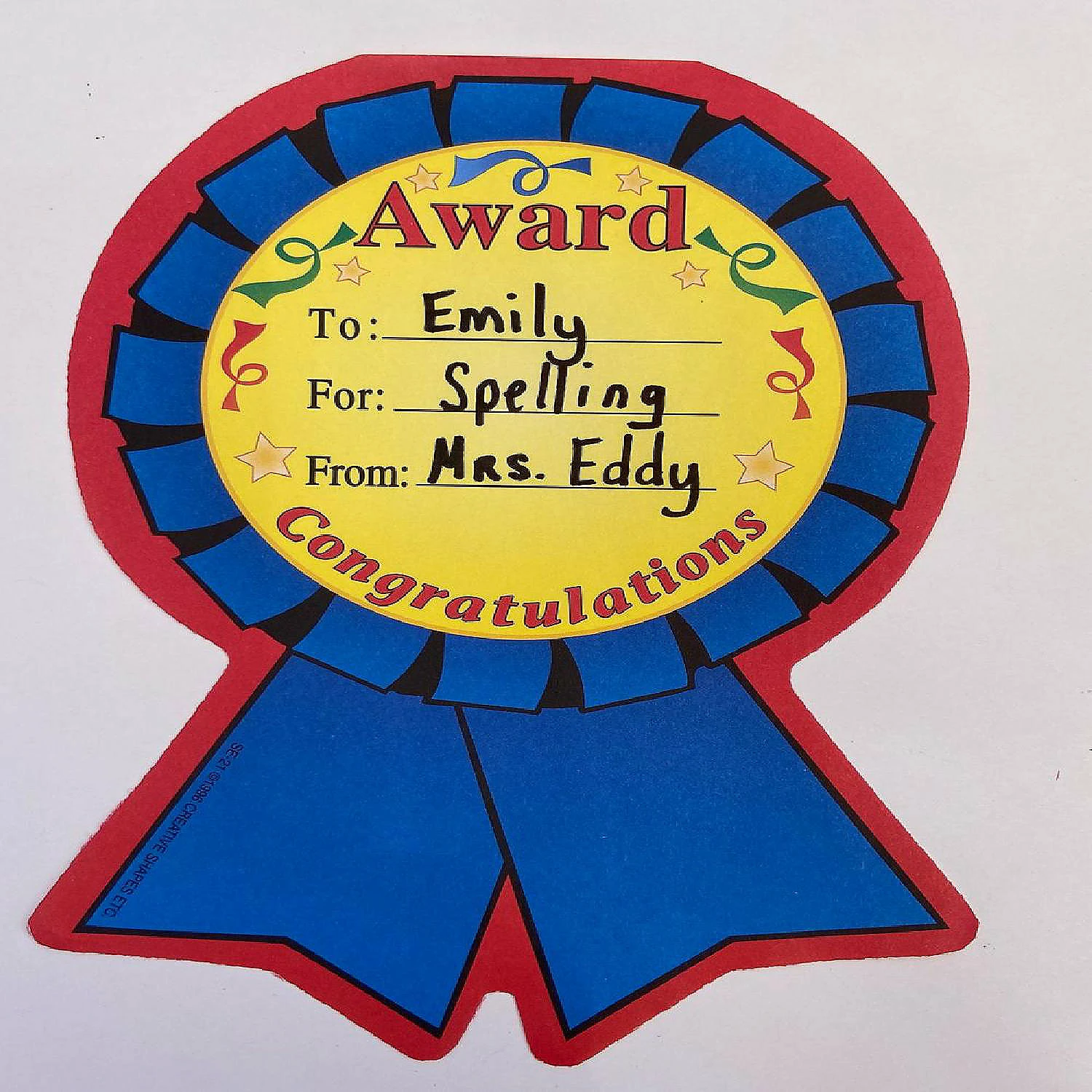 Best Sale 😍 Creative Shapes Etc. - Large Notepad - Ribbon Award ✔️ - Image 2