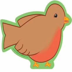 Deals 😍 Creative Shapes Etc. - Large Notepad - Robin 🎉