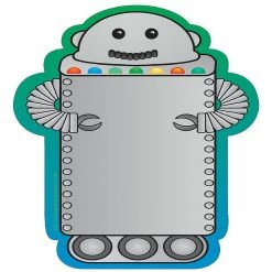 New 🛒 Creative Shapes Etc. - Large Notepad - Robot 🔥