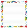 Coupon 💯 Creative Shapes Etc. - Large Notepad - School Time/lined 🔔