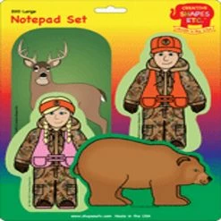 Discount 👍 Creative Shapes Etc. - Large Notepad Set - Outdoors 🎁