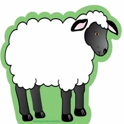 Outlet 🧨 Creative Shapes Etc. - Large Notepad - Sheep ⭐