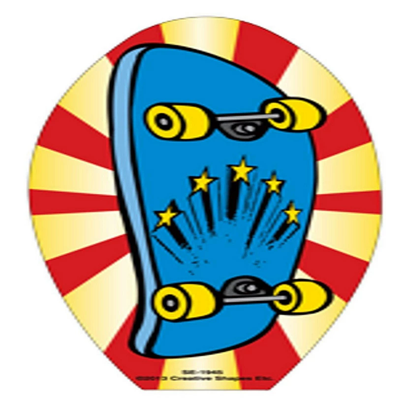 Buy ๐งจ Creative Shapes Etc. - Large Notepad - Skateboard ๐