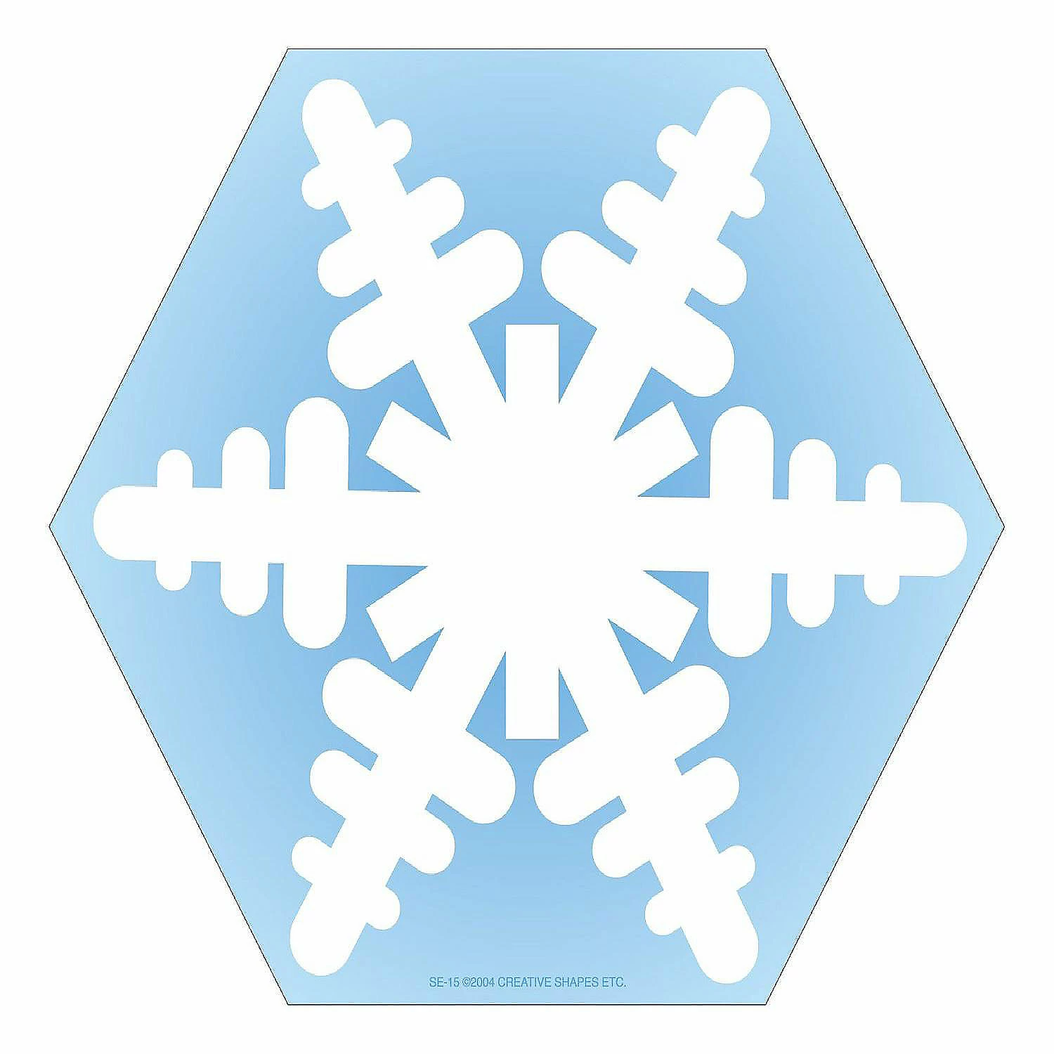 Deals ๐ Creative Shapes Etc. - Large Notepad - Snowflake โ๏ธ