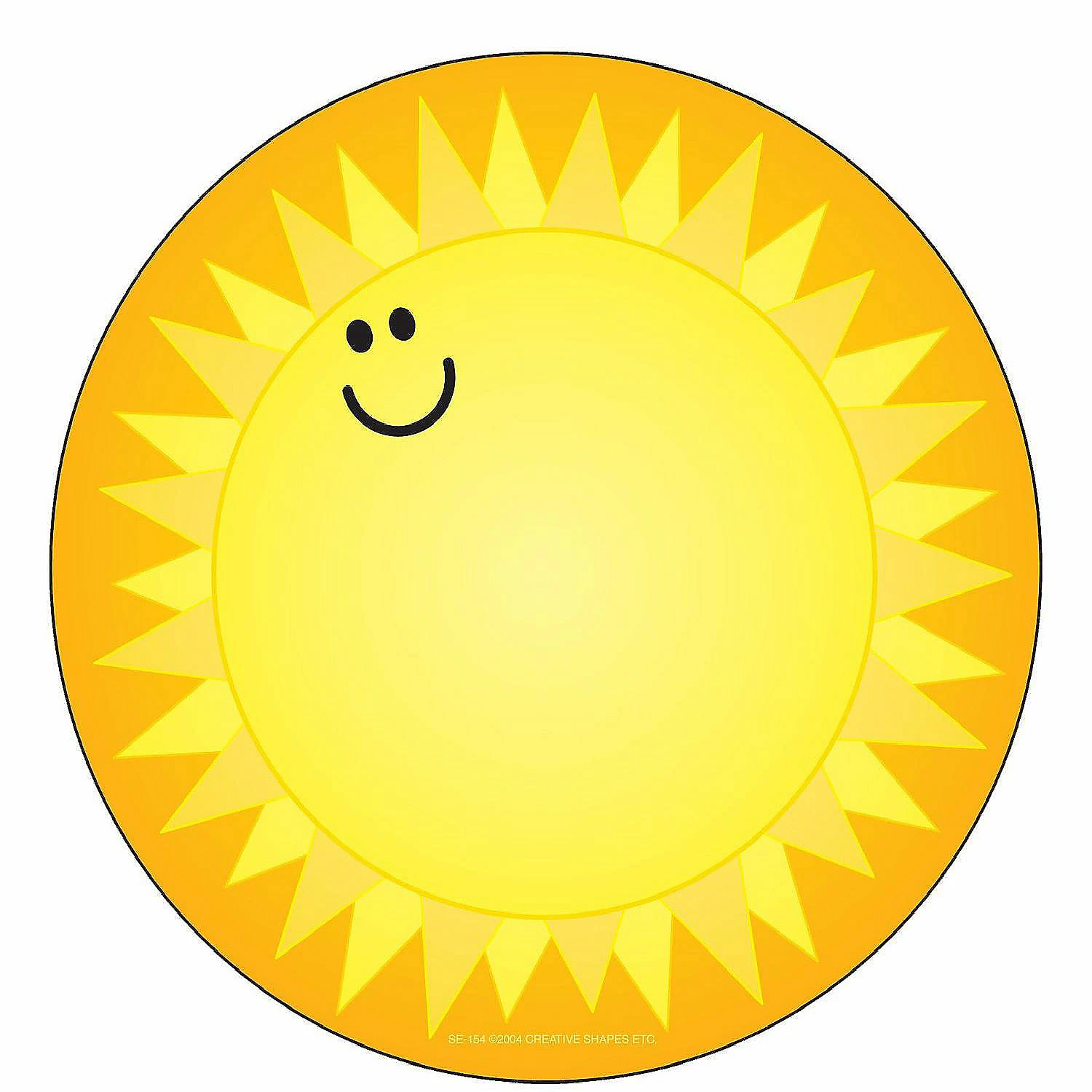 Budget 💯 Creative Shapes Etc. - Large Notepad - Sunshine 😍