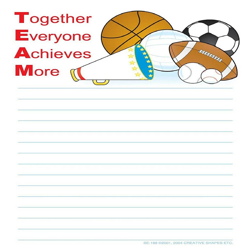 Best reviews of โญ Creative Shapes Etc. - Large Notepad - Team ๐ฅฐ