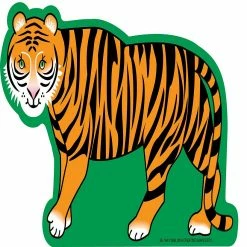 Promo 🧨 Creative Shapes Etc. - Large Notepad - Tiger 🧨