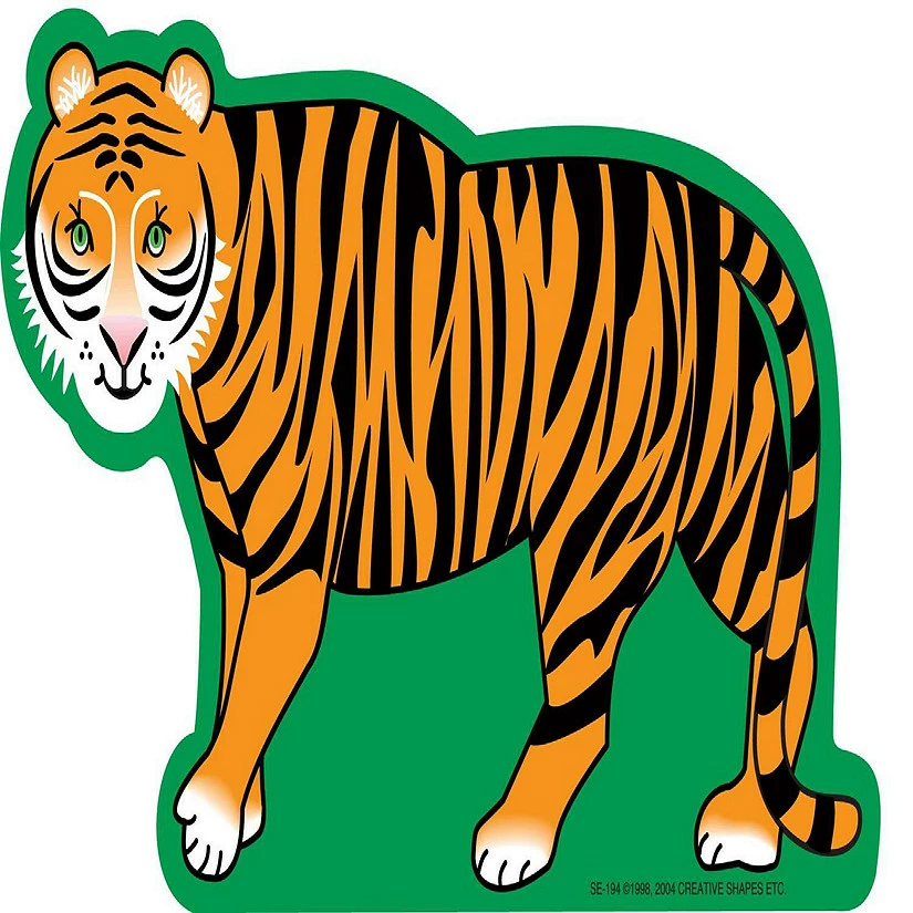 Promo ๐งจ Creative Shapes Etc. - Large Notepad - Tiger ๐งจ