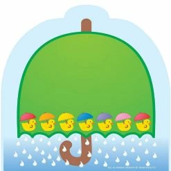 Best Sale ✔️ Creative Shapes Etc. - Large Notepad - Umbrella/rain 😀