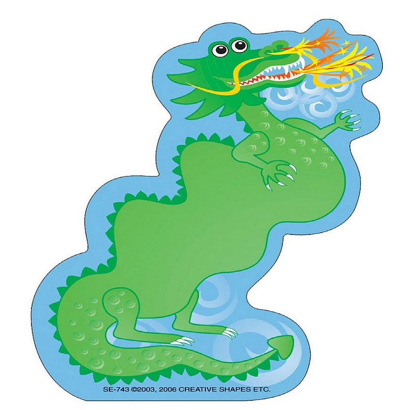 Flash Sale ❤️ Creative Shapes Etc. - Mini Notepad - Dragon ⌛