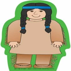 Deals ❤️ Creative Shapes Etc. - Mini Notepad - Native American Boy ⭐