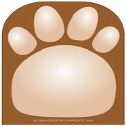 Best Pirce 🎁 Creative Shapes Etc. - Mini Notepad - Paw Print 😍