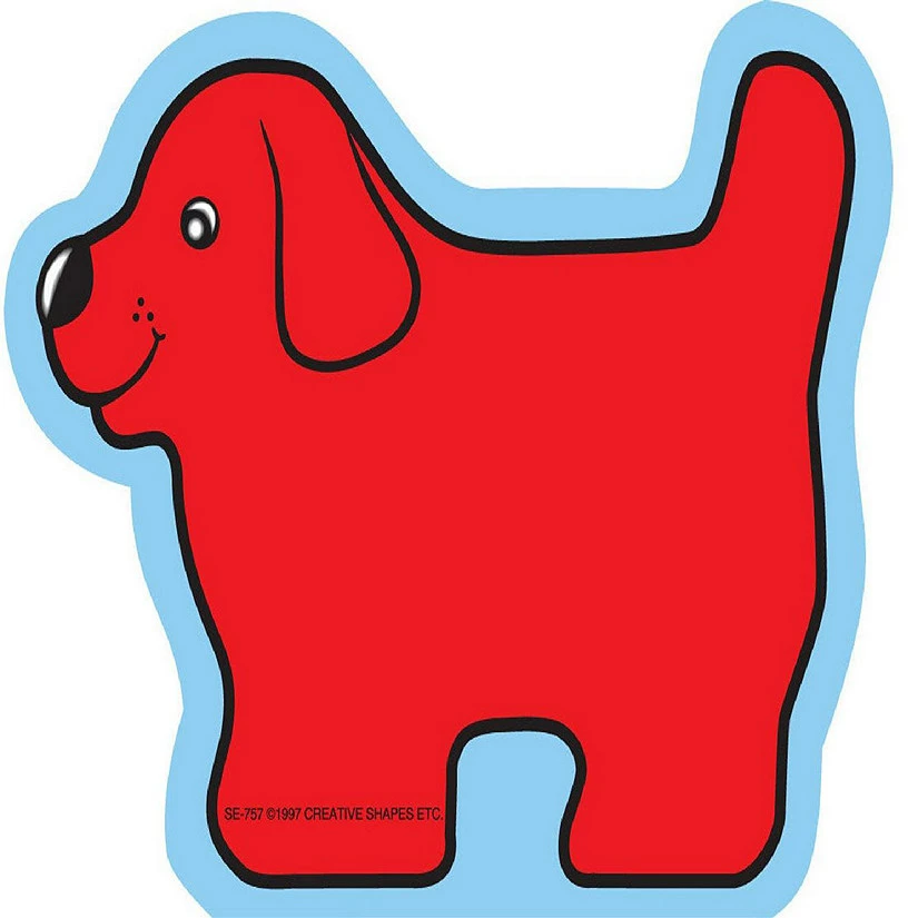 Brand new ๐งจ Creative Shapes Etc. - Mini Notepad - Red ๐ Dog โค๏ธ