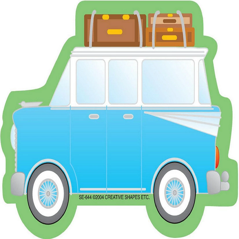 New ⭐ Creative Shapes Etc. - Mini Notepad - Retro Car ⌛