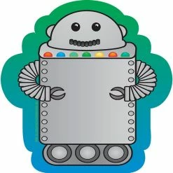 Brand new 👍 Creative Shapes Etc. - Mini Notepad - Robot 🎉