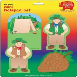 Brand new 🤩 Creative Shapes Etc. - Mini Notepad Set - Camping 👏
